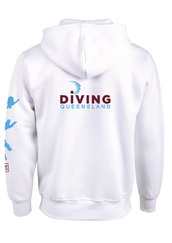 2025 Queensland Open and Age Championship Hoodie - White