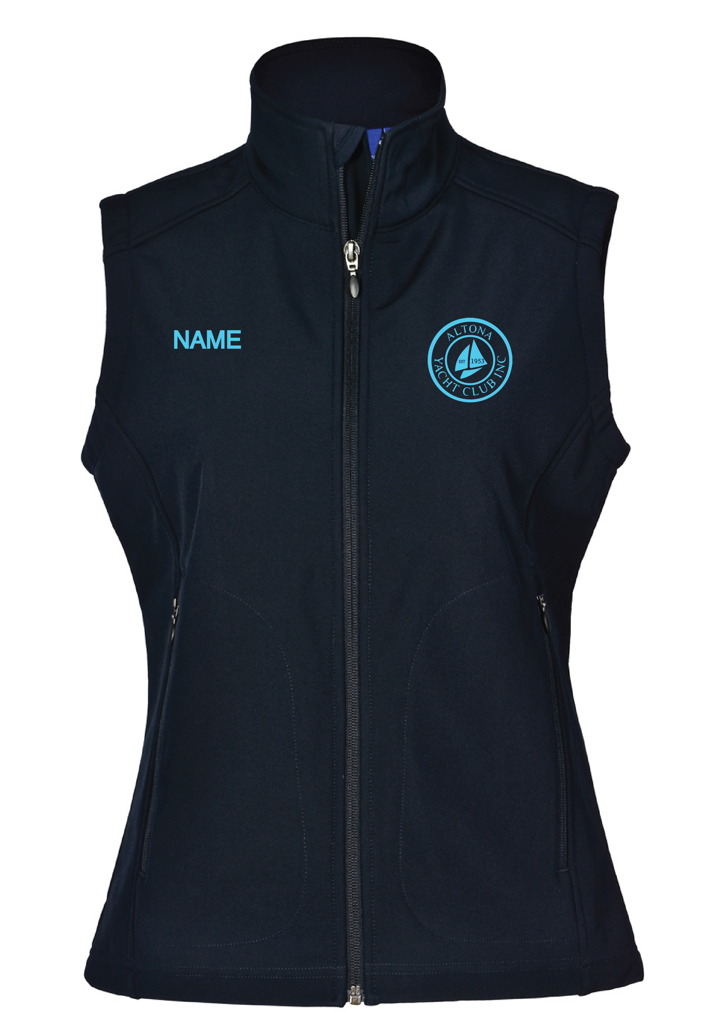 ALTONA YACHT CLUB SOFT SHELL VEST MENS - NAVY