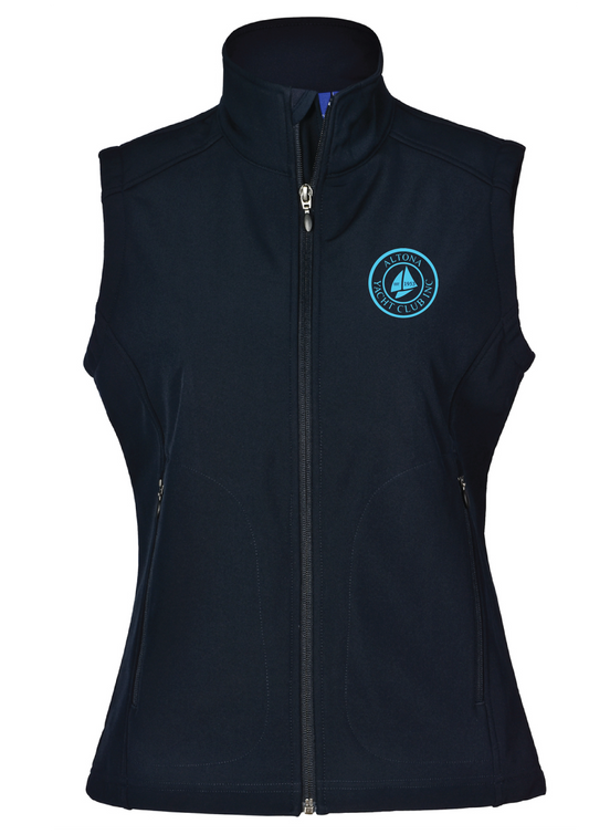ALTONA YACHT CLUB SOFT SHELL VEST MENS - NAVY