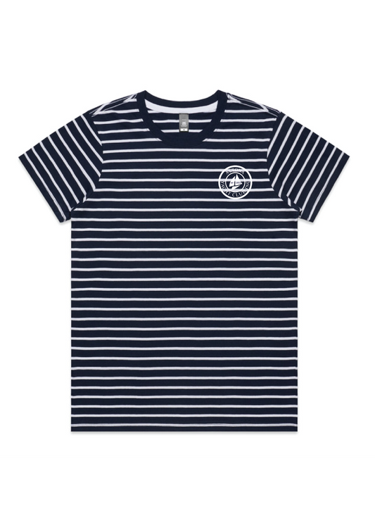 ALTONA YACHT CLUB STRIPE TEE - WOMEN'S NAVY/WHITE