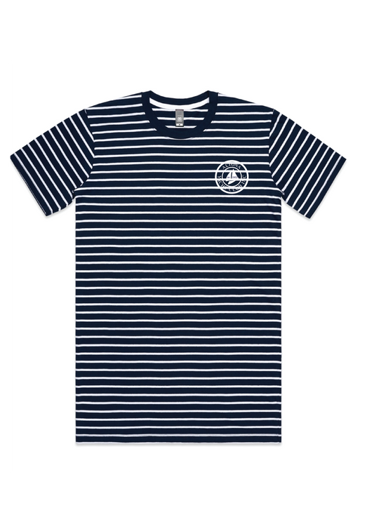 ALTONA YACHT CLUB STRIPE TEE - MENS NAVY/WHITE