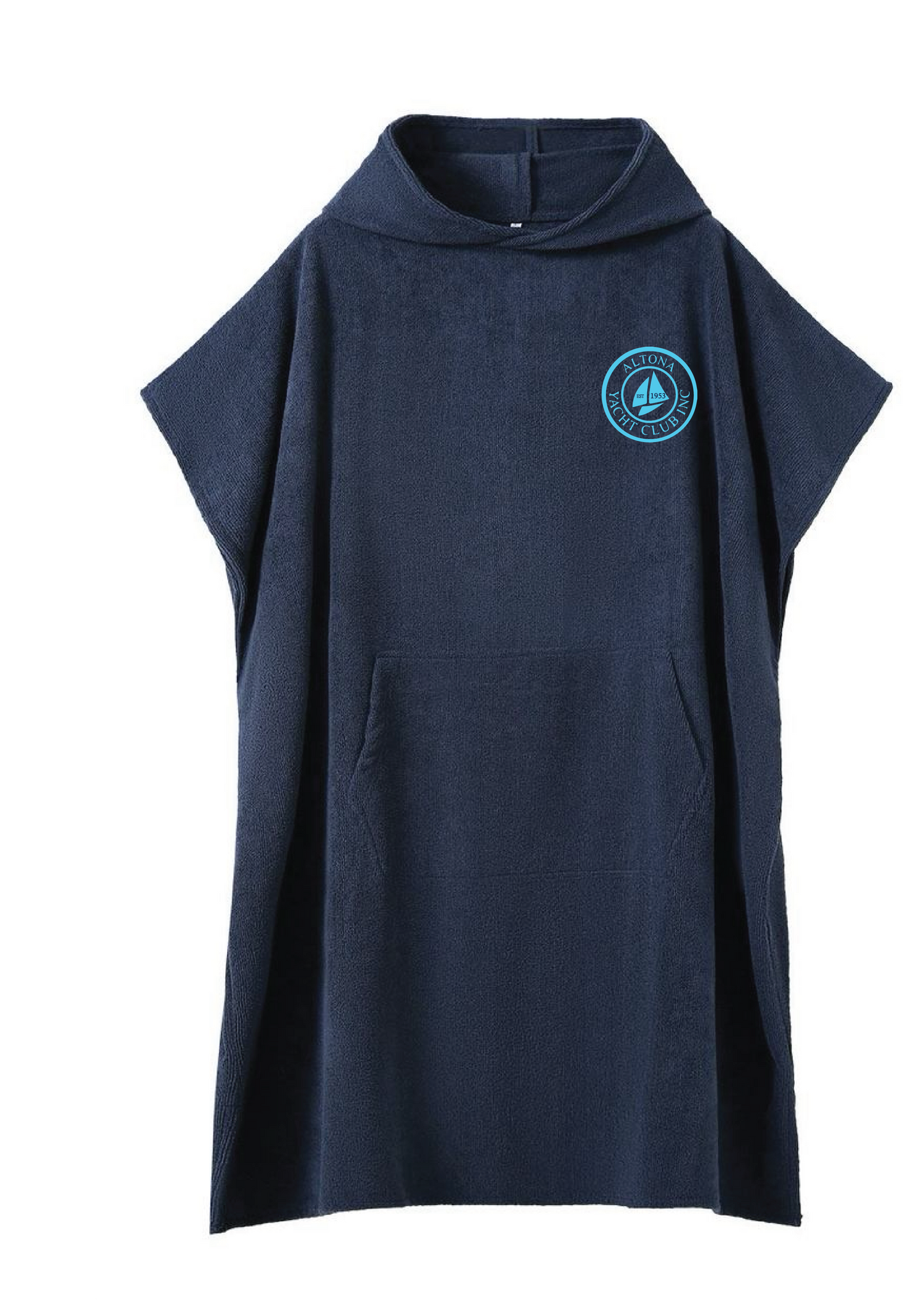 ALTONA YACHT CLUB HOODED TOWEL - NAVY