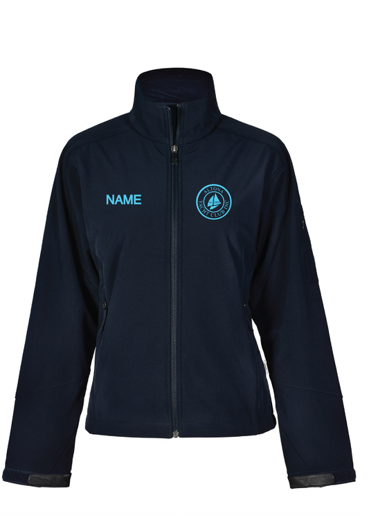 ALTONA YACHT CLUB SOFT SHELL JACKET WOMENS - NAVY