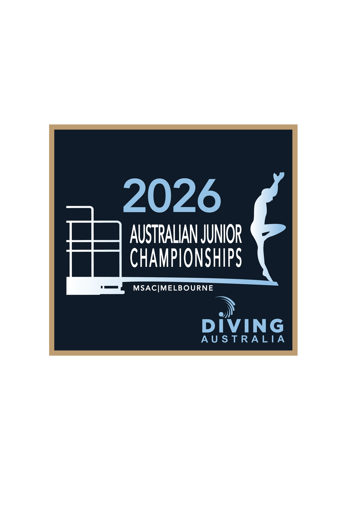 2026 AUSTRALIAN JUNIOR DIVING CHAMPIONSHIP BOXED PIN