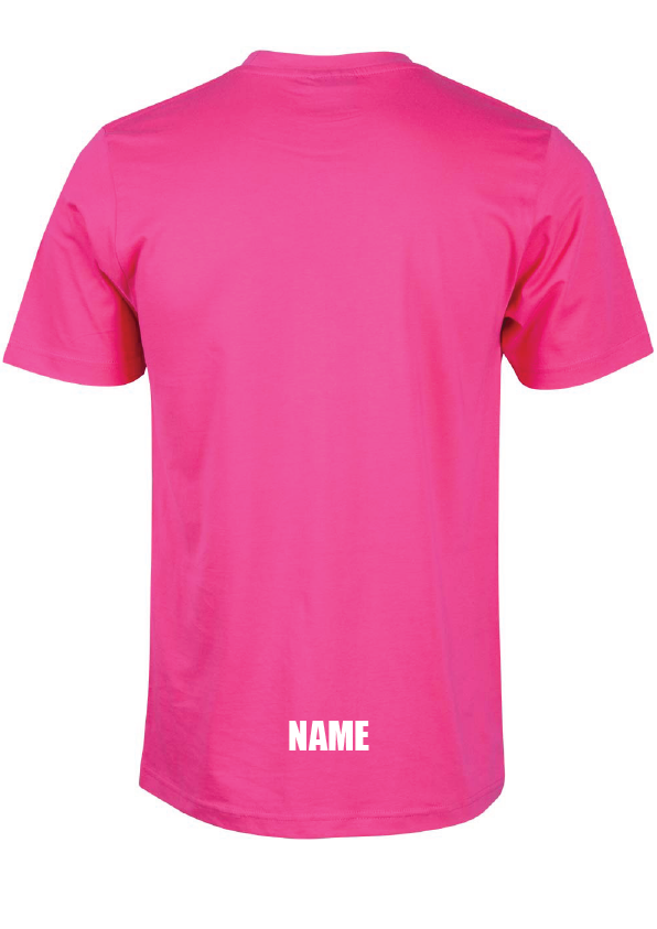 Diving ) Noun) short sleeve cotton tee - Pink