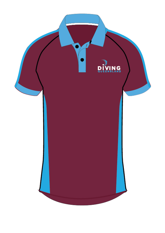 Diving Queensland Team Polo Top