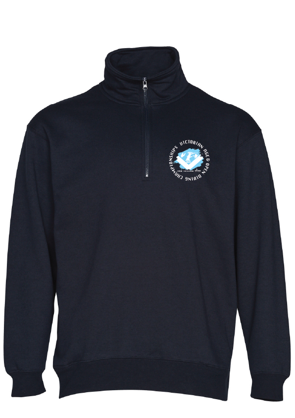 2025 Victorian Open & Age Championship 1/4 Zip Sweat - Navy