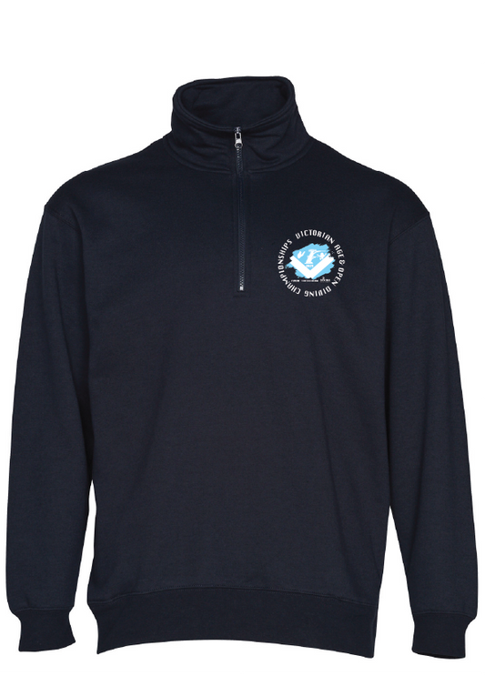 2025 Victorian Open & Age Championship 1/4 Zip Sweat - Navy
