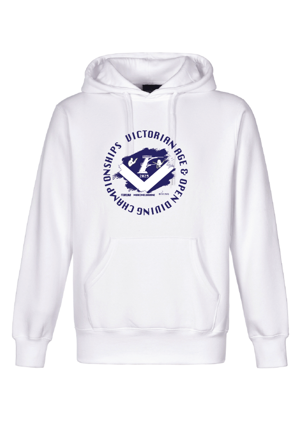 2025 Victorian Open and Age Championship Hoodie - White
