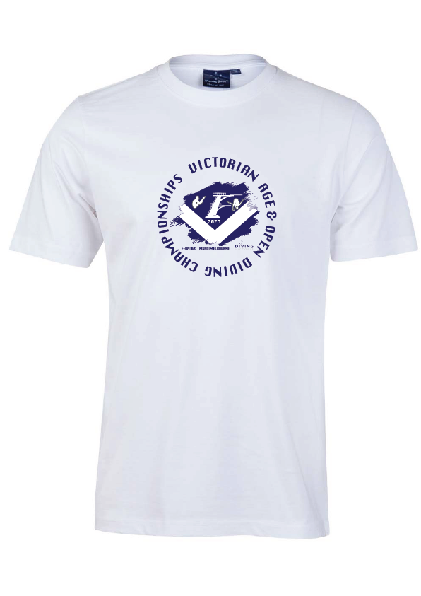 2025 Victorian Open & Age Championship Tee - White