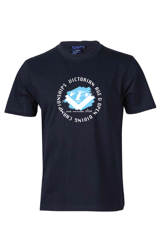 2025 Victorian Open & Age Championship Tee - Navy