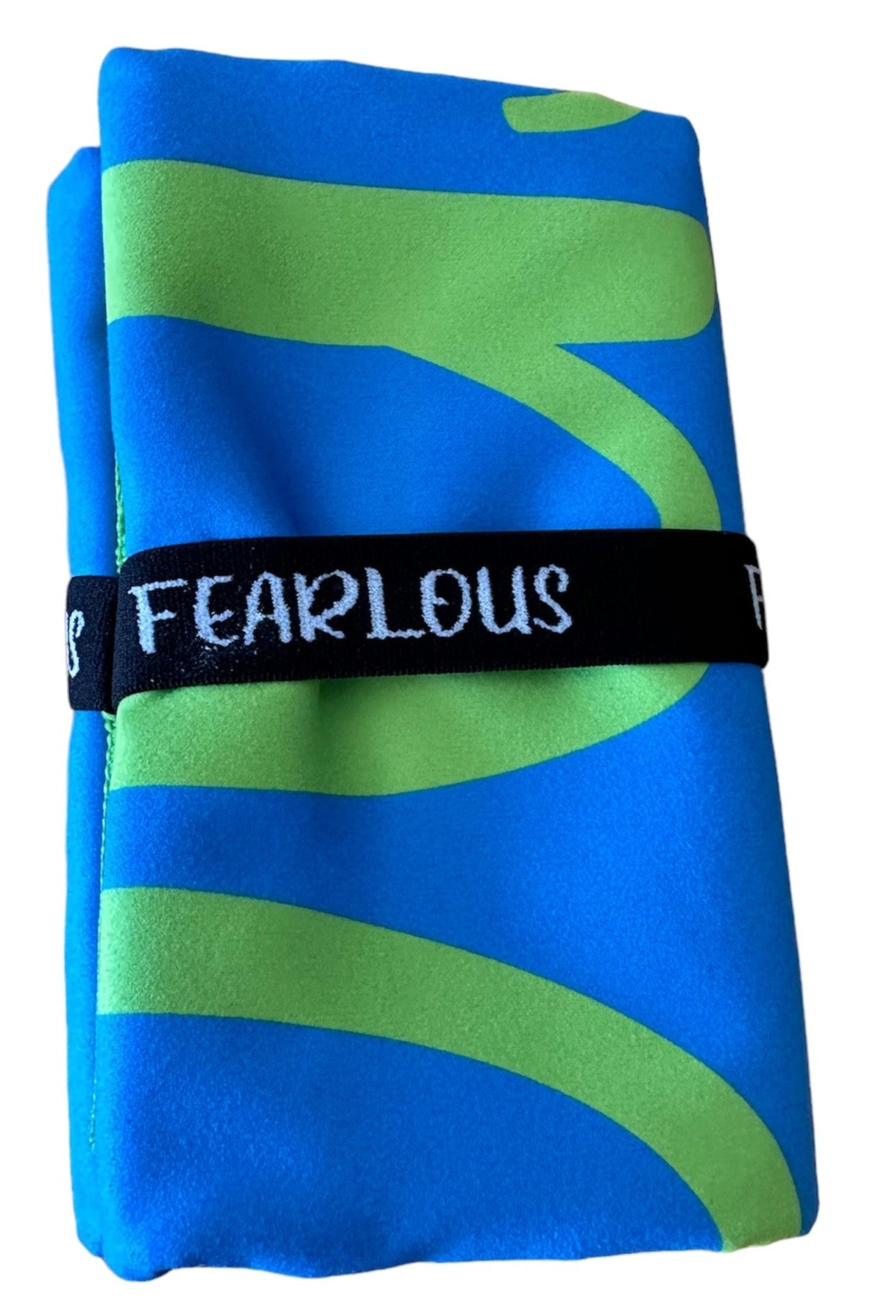 FEARLOUS Micro Fibre Towel - Red/Azure Blue