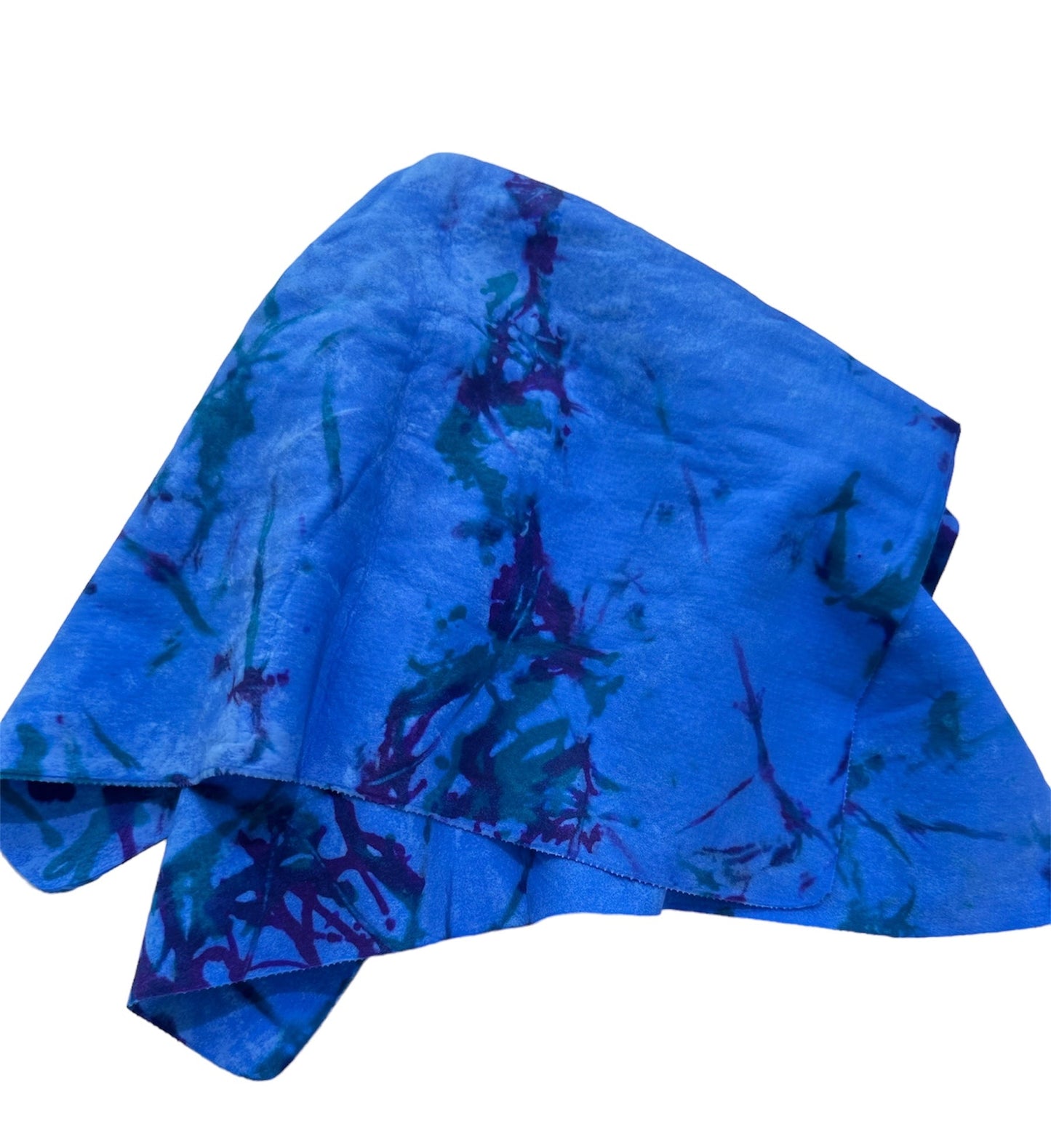 Chamois - TIE DYE- BLUE/JADE