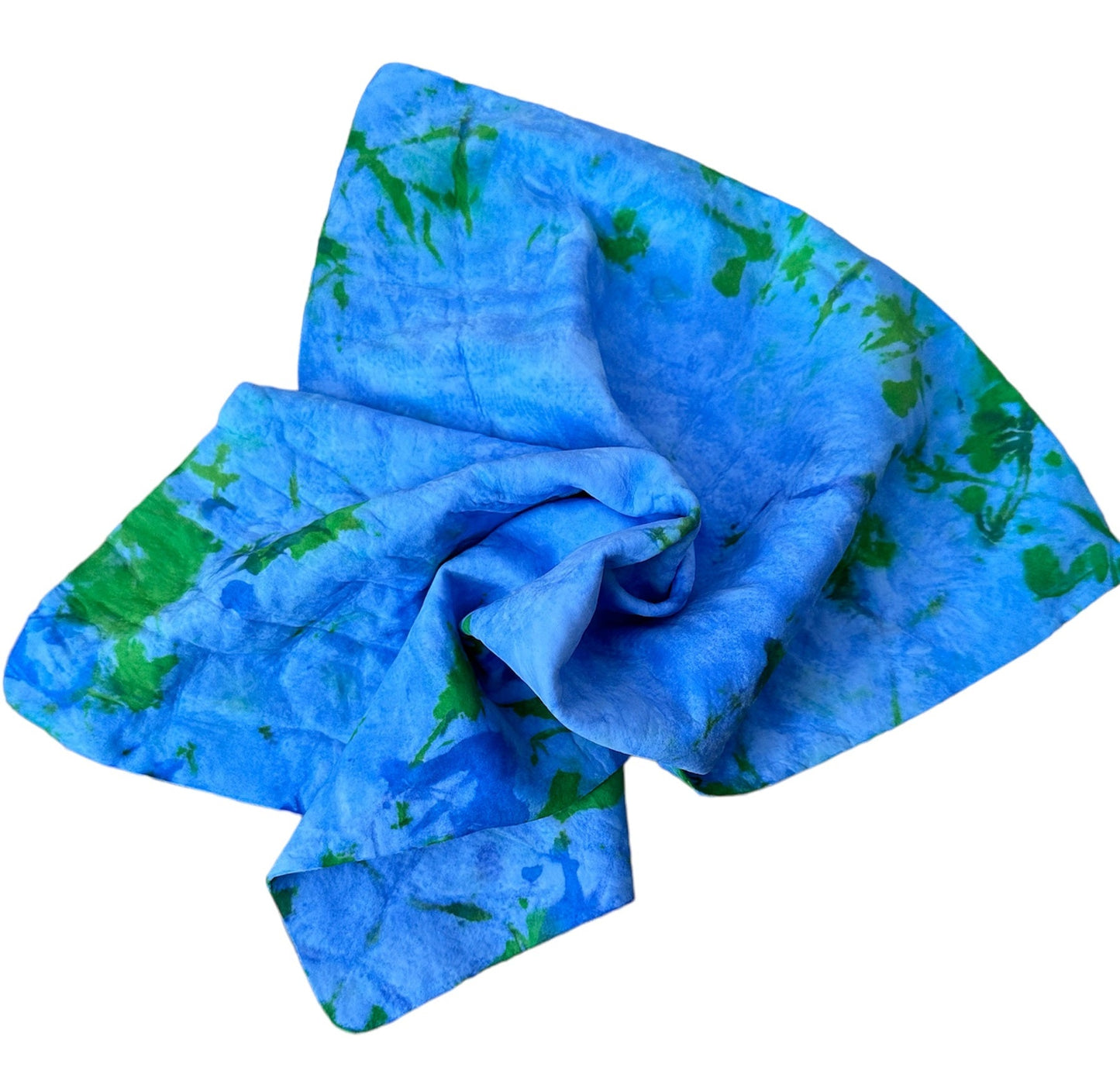 Chamois- TIE DYE- BLUE/GREEN
