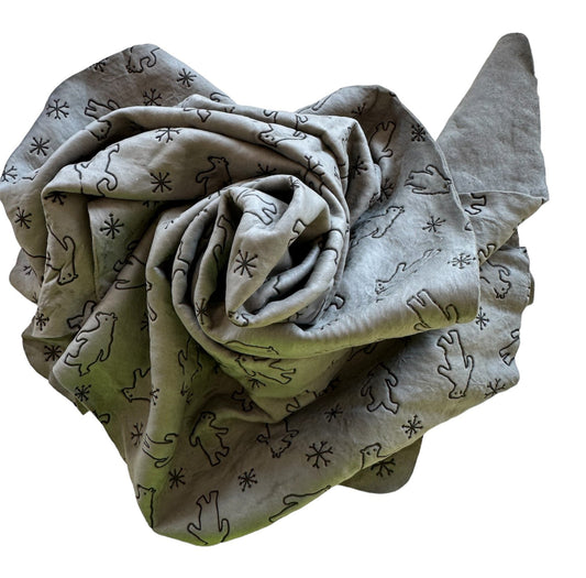 CHAMOIS LARGE 66cm x 43cm - GREY
