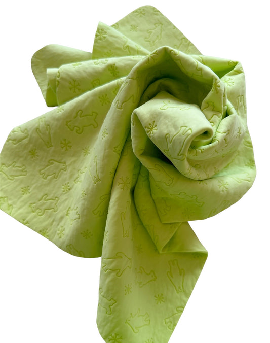 CHAMOIS LARGE 66cm x 43cm - LIME
