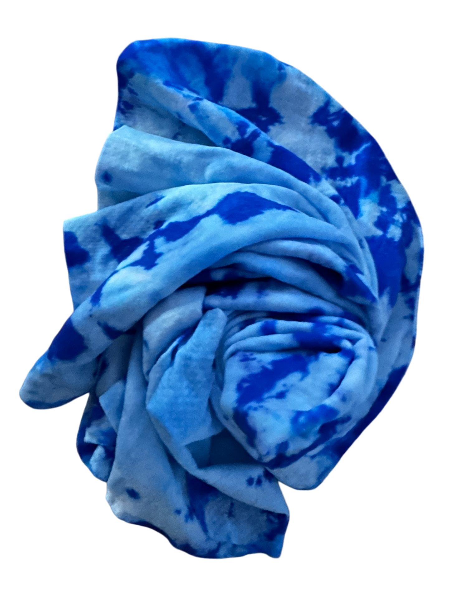 TIE DYE CHAMOIS LARGE 66cm x 43cm- OCEAN BLUE