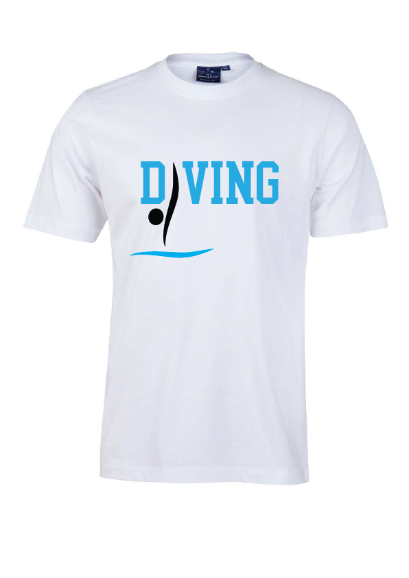 Diving short sleeve cotton tee