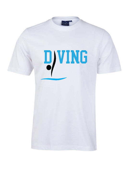 Diving short sleeve cotton tee