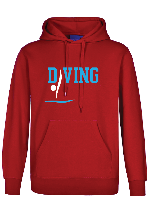 Diving hoodie - Red