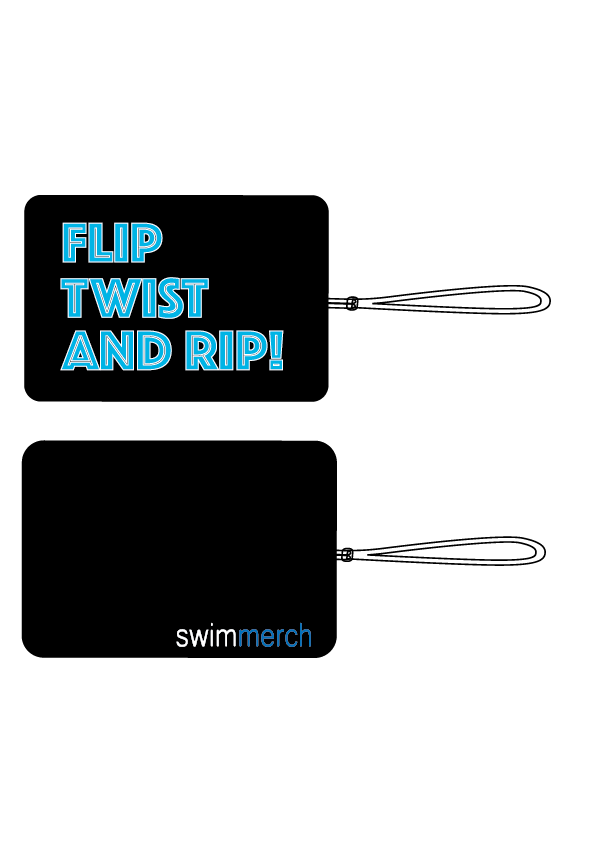 Bag Tag - "FLIP TWIST AND RIP!"