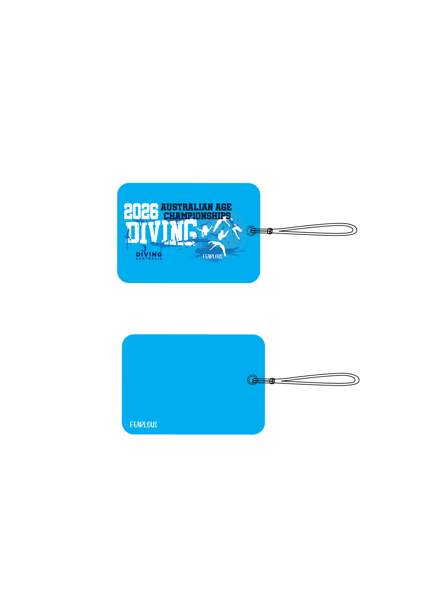 BAG TAG - 2026 AUSTRALIAN AGE DIVING CHAMPIONSHIPS