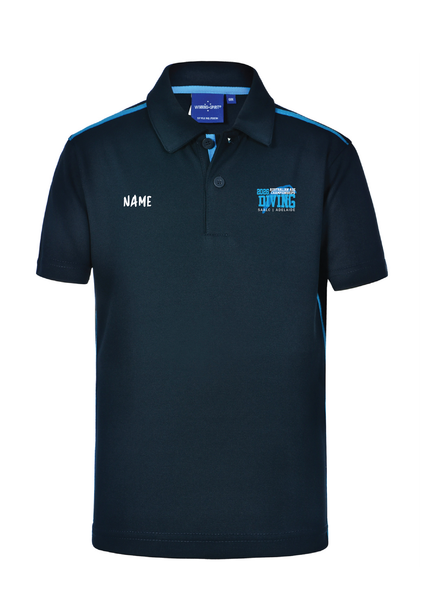 2026 AUSTRALIAN AGE DIVING CHAMPIONSHIPS SHORT SLEEVE POLO