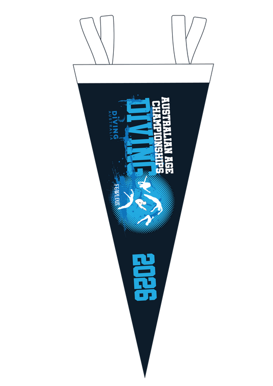 2026 AUSTRALIAN AGE DIVING CHAMPIONSHIP FELT PENNANT