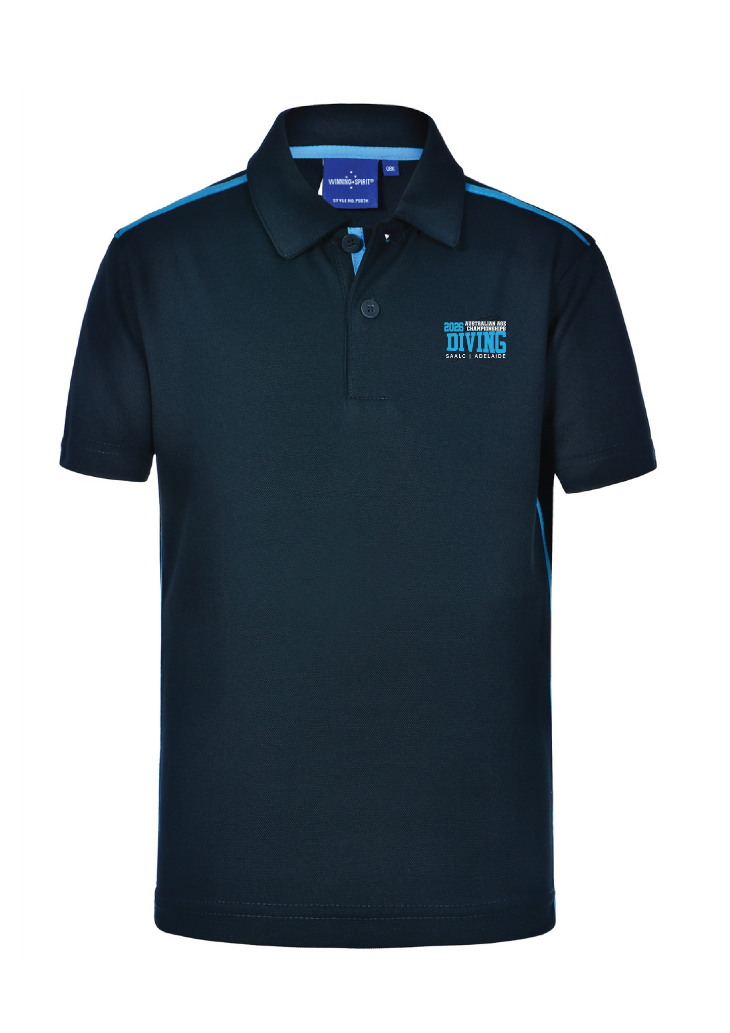 2026 AUSTRALIAN AGE DIVING CHAMPIONSHIPS SHORT SLEEVE POLO