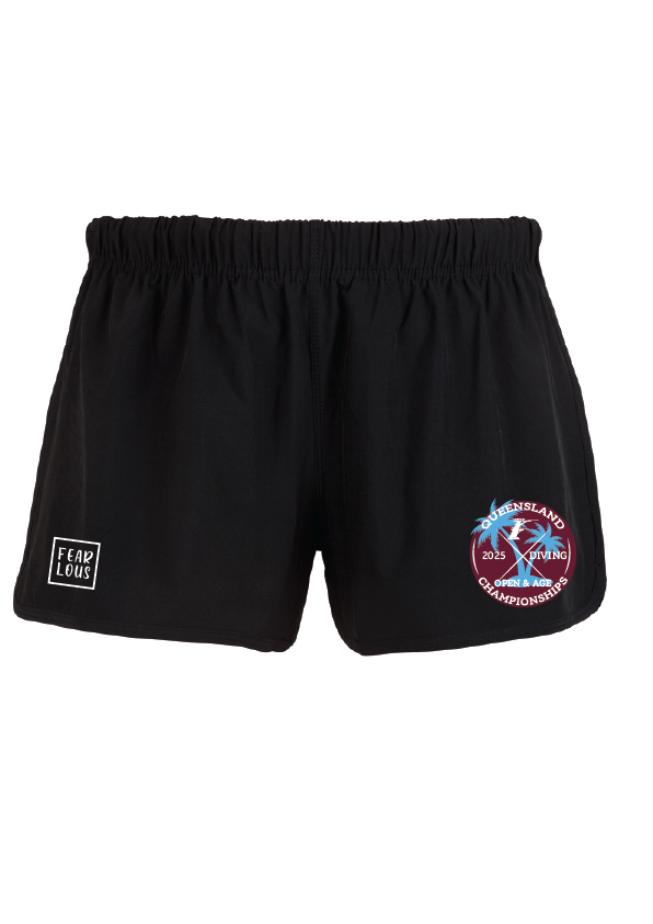 2025 Queensland Open & Age Diving Championships women's shorts