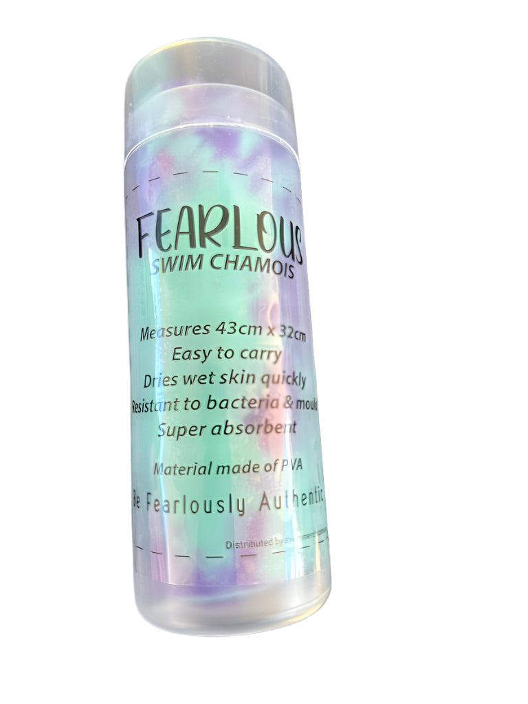 Chamois - TIE DYE- MINT & PURPLE