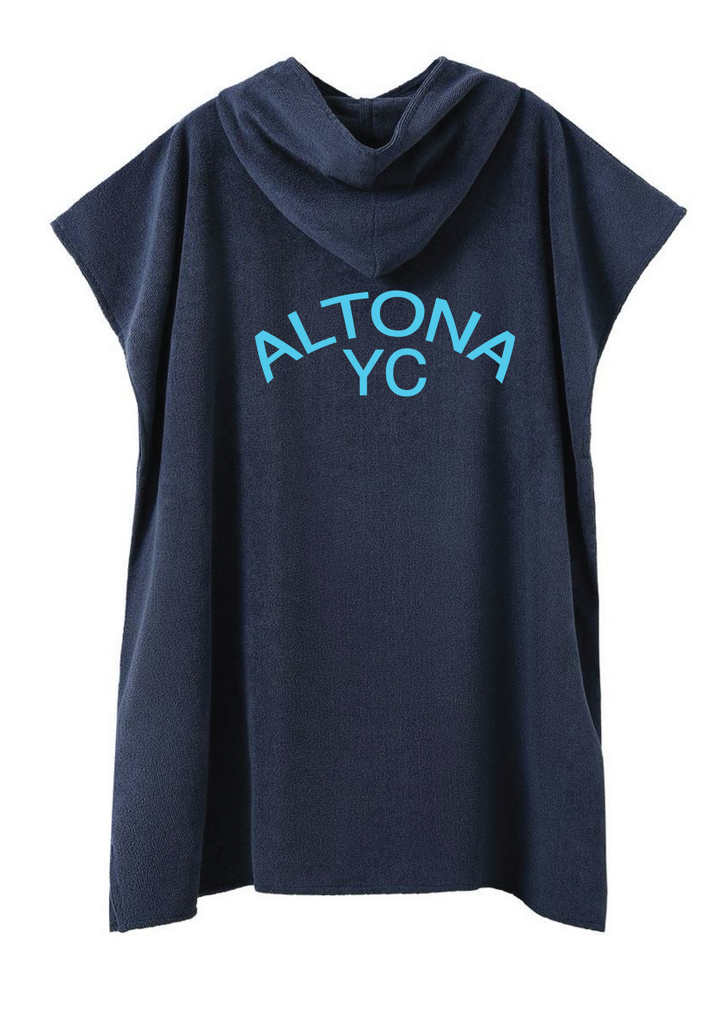 ALTONA YACHT CLUB HOODED TOWEL - NAVY