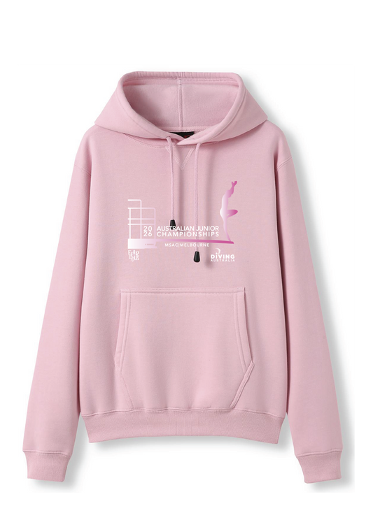 2026 AUSTRALIAN JUNIOR DIVING CHAMPIONSHIP HOODIE - PINK