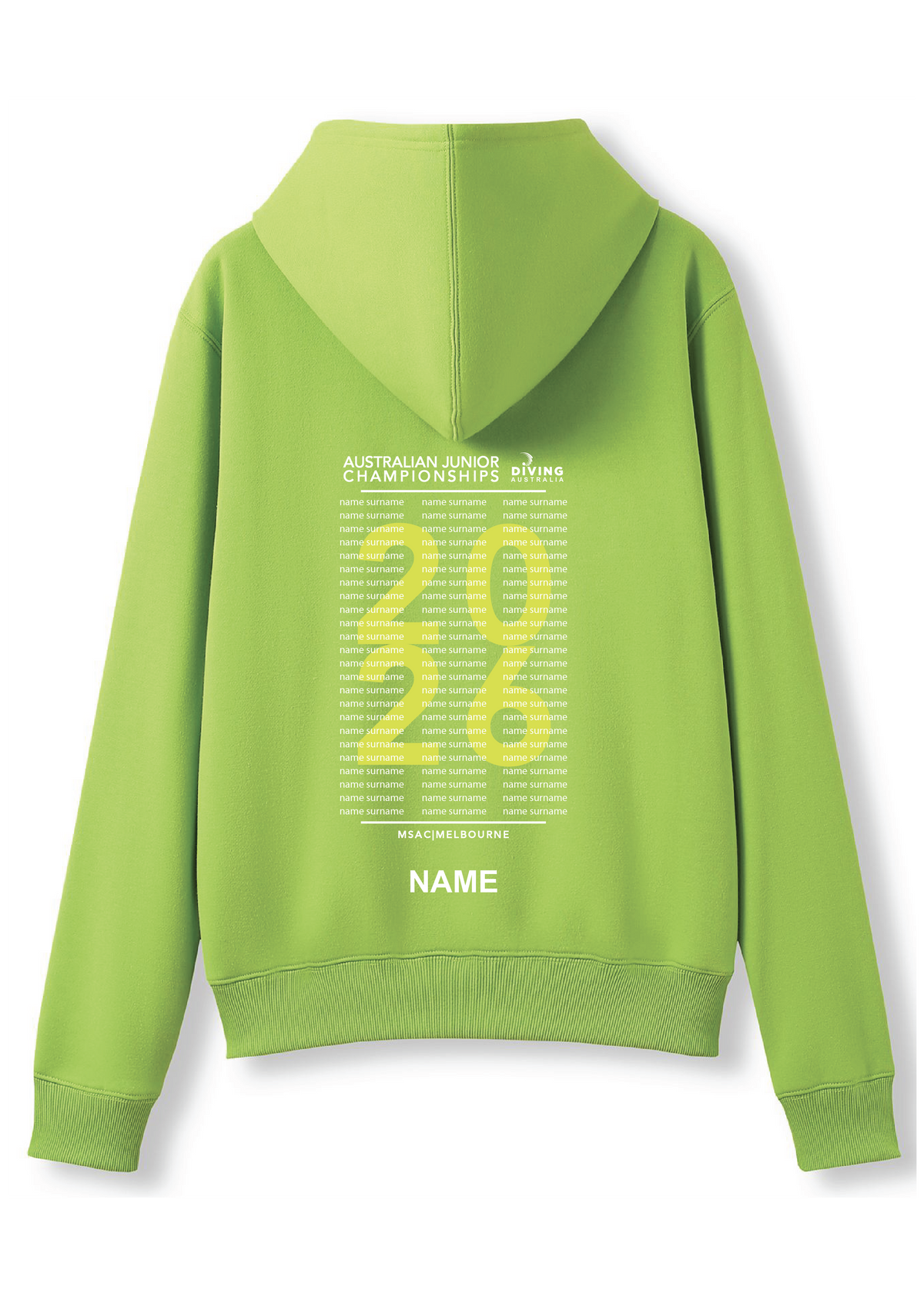 2026 AUSTRALIAN JUNIOR DIVING CHAMPIONSHIP HOODIE - LME