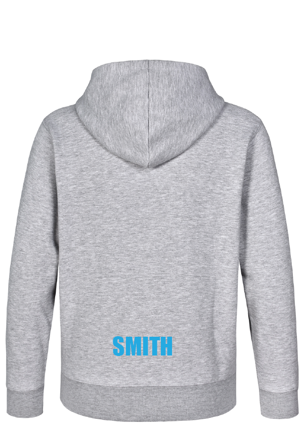 Diving Hoodie grey marle - I defy gravity